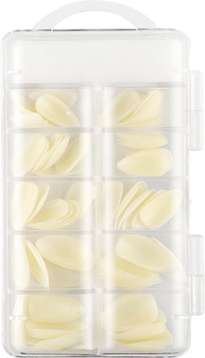 Foolzy Oval Nails Tips Natural Full Cover Acrylic False Nails 10 Sizes 100pcs For Nail Art White(Pack of 100)
Foolzy Oval Nails Tips Natural Full Cover Acrylic False Nails 10 Sizes 100pcs For Nail Art White(Pack of 100)