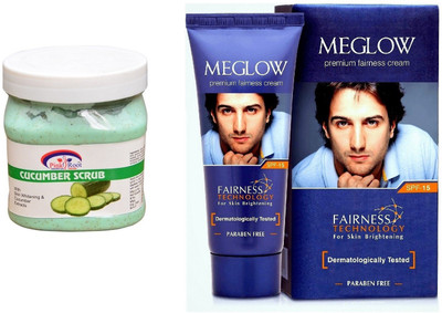 Pink Root Cucumber Scrub 500ml and Meglow Premium Fairness Cream SPF-15(Set of 2)
Pink Root Cucumber Scrub 500ml and Meglow Premium Fairness Cream SPF-15(Set of 2)