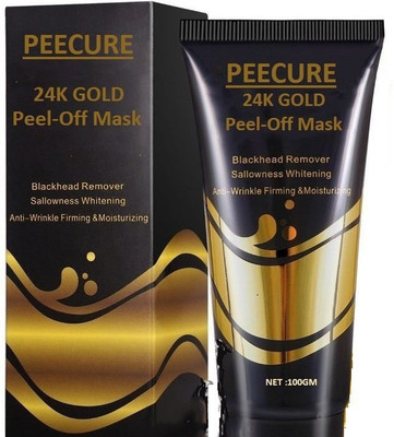 Peecure Golden Peel Off Mask like Activated Charcoal Peel Off Black Face Masks Deep Cleansing Instant Glow For Blackhead Remover For Men and Women (100 g,2 Pack)(100 g)
Peecure Golden Peel Off Mask like Activated Charcoal Peel Off Black Face Masks Deep Cleansing Instant Glow For Blackhead Remover For Men and Women (100 g,2 Pack)(100 g)