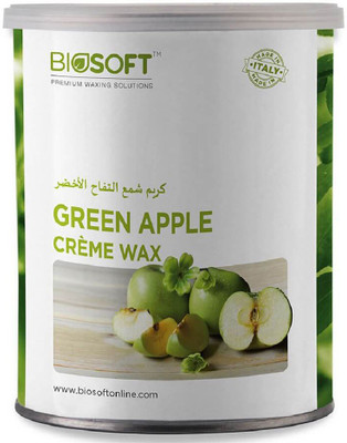 Biosoft Green Apple Cream Wax Waxing Solutions Wax(800 ml)