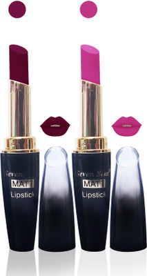 Seven cosmetics makeup 4g matte lipstick non transfer kiss proff combo set of 2 color(l pink,d pink, 10 g)
Seven cosmetics makeup 4g matte lipstick non transfer kiss proff combo set of 2 color(l pink,d pink, 10 g)