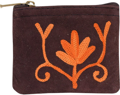 Bagaholics Pure Suede Leather Handmade Kashmiri Crewel Embroidery very small Coin Purse for Ladies/ girls / women Coin Purse(Brown)
Bagaholics Pure Suede Leather Handmade Kashmiri Crewel Embroidery very small Coin Purse for Ladies/ girls / women Coin Purse(Brown)