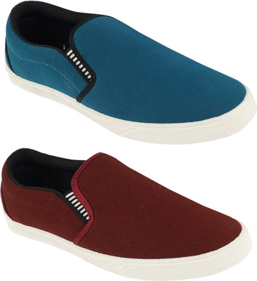 Pexlo Combo pack of 2 Casual Shoes (Loafers and Moccasins Shoes) Casuals For Men(Maroon, Blue
Pexlo Combo pack of 2 Casual Shoes (Loafers and Moccasins Shoes) Casuals For Men(Maroon, Blue