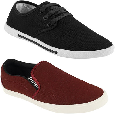 Pexlo Combo pack of 2 Casual Shoes (Loafers and Sneakers Shoes) Sneakers For Men(Multicolor, Maroon::black
Pexlo Combo pack of 2 Casual Shoes (Loafers and Sneakers Shoes) Sneakers For Men(Multicolor, Maroon::black