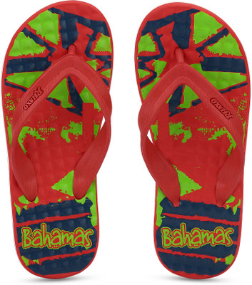 Bahamas BH0028GRDRD10 Flip Flops, Red