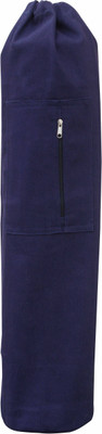 Ryan Drawstring Adjuster Sport Mat Bag Drawstring Matbag(Blue, Kit Bag, Navy blue