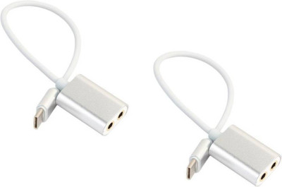 OLECTRA Set of 2 Type C to 3.5 MM Femal Jack Headphone Splitter ( Silver) USB Adapter(Silver)
OLECTRA Set of 2 Type C to 3.5 MM Femal Jack Headphone Splitter ( Silver) USB Adapter(Silver)