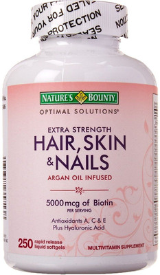 Nature's Bounty Hair, Skin & Nails Extra Strenght 250 softgels(250 No)