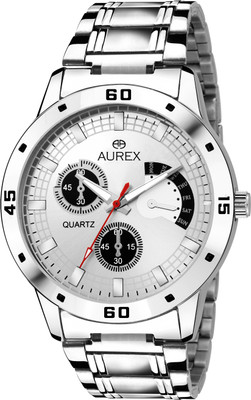 AUREX AX-GR115-WTC AWESOME WHITE DIAL Watch - For Men