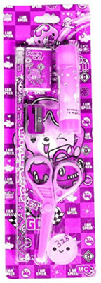 RIMJHIM TOYS School Stationery Kit For Kids (Pencil, Sharpener, Rubber, Glue, Scissor) 328 SET OF 1 Pink
RIMJHIM TOYS School Stationery Kit For Kids (Pencil, Sharpener, Rubber, Glue, Scissor) 328 SET OF 1 Pink