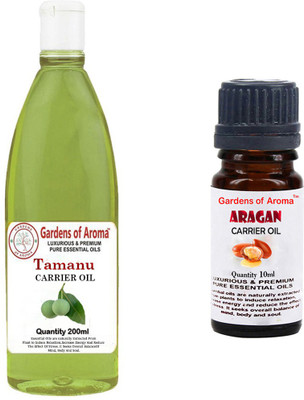 Gardens Of Aroma Tamanu Carrier Oil And Argan Carrier Oil(210 ml)