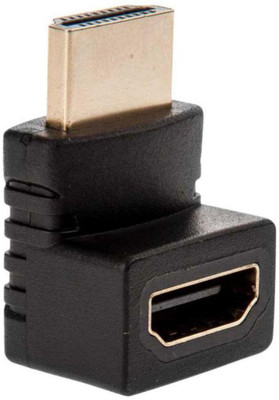 Microware HDTV HDMI F/M 90 Degree Right Angled Adapter Connector Spare Part Black HDMI Adapter(Compatible with Mobile, Laptop, Tablet, Mp3, Gaming Device, Black)
Microware HDTV HDMI F/M 90 Degree Right Angled Adapter Connector Spare Part Black HDMI Adapter(Compatible with Mobile, Laptop, Tablet, Mp3, Gaming Device, Black)