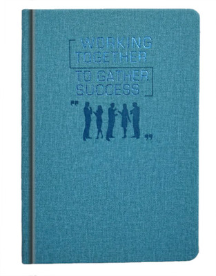 La kaarta A5 Notebook(Working Together Theme Pu Notebook A5 Size, Blue) 
La kaarta A5 Notebook(Working Together Theme Pu Notebook A5 Size, Blue)