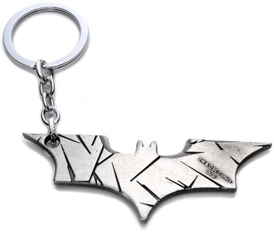 Aarav International Batman -newsilverlogo-2 Key Chain