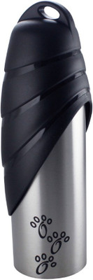 Benzara Fin Cap Pet Travel Water Bottle Stainless Steel Large Round Stainless Steel Pet Bottle(750 ml Black, Silver)
Benzara Fin Cap Pet Travel Water Bottle Stainless Steel Large Round Stainless Steel Pet Bottle(750 ml Black, Silver)