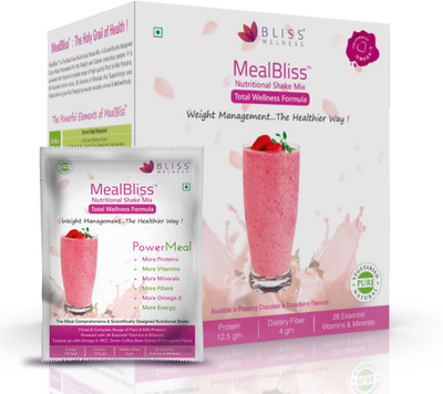 Bliss Welness Bliss Welness Meal Bliss (Nutritional Shake Mix) Weight and Health Management Supplement - 25 Servings (Strawberry) Nutrition Drink(25, Strawberry)
Bliss Welness Bliss Welness Meal Bliss (Nutritional Shake Mix) Weight and Health Management Supplement - 25 Servings (Strawberry) Nutrition Drink(25, Strawberry)