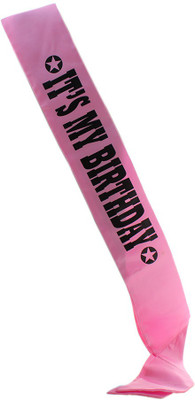 Tootpado Its My Birthday Sash - Light Pink - (2FNS31)