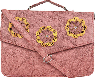 Fabu Girls Pink PU Sling Bag