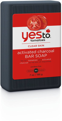 Yes To Tomatoes Activated Charcoal Bar Soap(195 g)