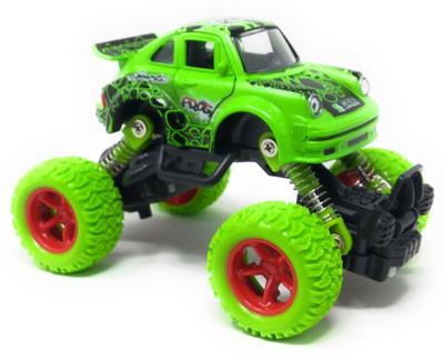 Akrobo Bigfoot Diecast car with 4 independent suspensions(double pullback) with vibrant colours Green(Green)
Akrobo Bigfoot Diecast car with 4 independent suspensions(double pullback) with vibrant colours Green(Green)