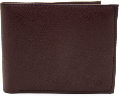 Nietz Boys Brown Genuine Leather Wallet(14 Card Slots)