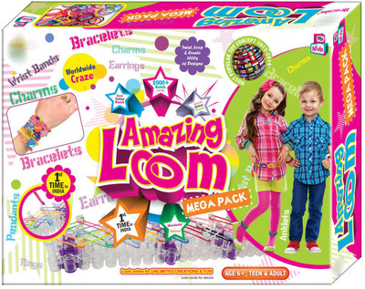 Grab Offers Amazing Loom Mega Pack Loop, Weave And Wear Easy Way For Learning Weaving And Such Activities For Kids.
Grab Offers Amazing Loom Mega Pack Loop, Weave And Wear Easy Way For Learning Weaving And Such Activities For Kids.
