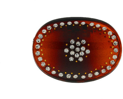 Anuradha Art Jewellery Clutcher Hair Claw(Brown)
