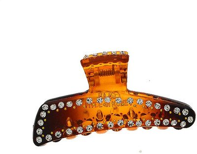 Anuradha Art Jewellery Clutcher Hair Claw(Brown)