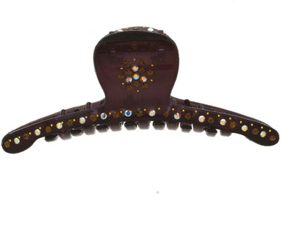 Anuradha Art Jewellery Clutcher Hair Claw(Brown)