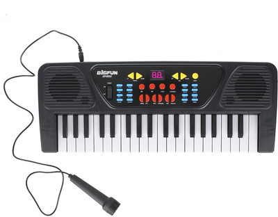 Aarushi Latest 37 key Piano Keyboard with Recording Function and Microphone (Black)(Black)
Aarushi Latest 37 key Piano Keyboard with Recording Function and Microphone (Black)(Black)