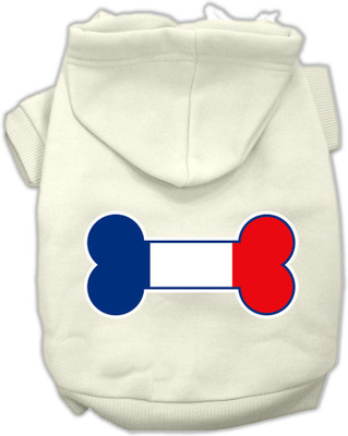 Mirage Pet Products Hoodie for Dog(Cream, White