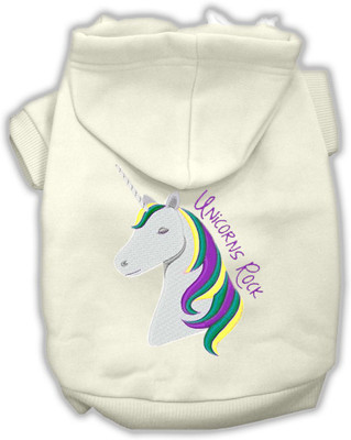 Mirage Pet Products Hoodie for Dog(Cream, White