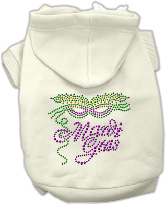 Mirage Pet Products Hoodie for Dog(Cream, White