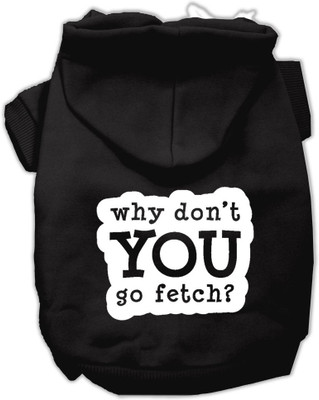 Mirage Pet Products Hoodie for Dog(Black