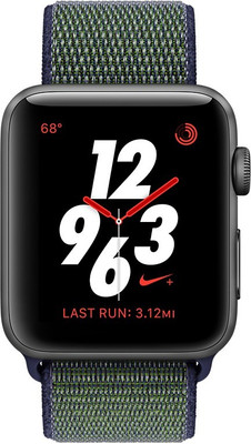 Apple Watch Nike+ GPS + Cellular - 42 mm Space Grey Aluminium Case with Nike Sport Loop(Green Strap Regular)
Apple Watch Nike+ GPS + Cellular - 42 mm Space Grey Aluminium Case with Nike Sport Loop(Green Strap Regular)