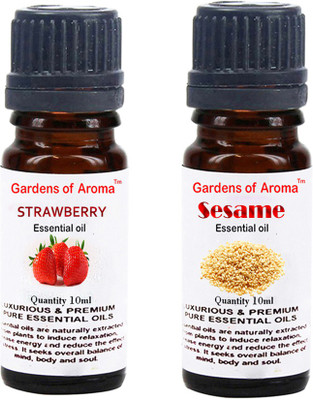 Gardens Of Aroma Strawberry Essential Oil And Sesame Essential Oil(20 ml)
Gardens Of Aroma Strawberry Essential Oil And Sesame Essential Oil(20 ml)