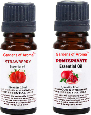 Gardens Of Aroma Strawberry Essential Oil And Pomegranate Essential Oil(20 ml)
Gardens Of Aroma Strawberry Essential Oil And Pomegranate Essential Oil(20 ml)