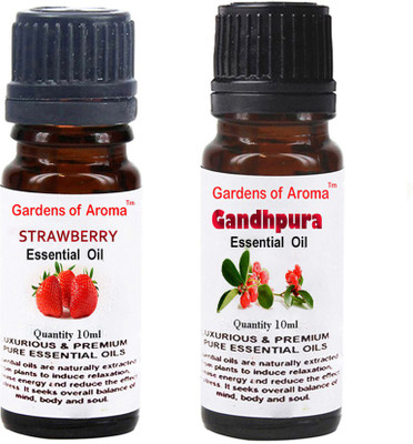 Gardens Of Aroma Strawberry Essential Oil And Gandhpura Essential Oil(20 ml)