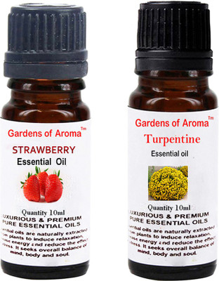 Gardens Of Aroma Strawberry Essential Oil And Turpentine Essential Oil(20 ml)