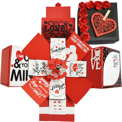 DecuT 3 Layered Romantic Handmade Explosion Box For Love Explosion Box For Birthday Explosion Box DIY Kit(Multicolor)
DecuT 3 Layered Romantic Handmade Explosion Box For Love Explosion Box For Birthday Explosion Box DIY Kit(Multicolor)