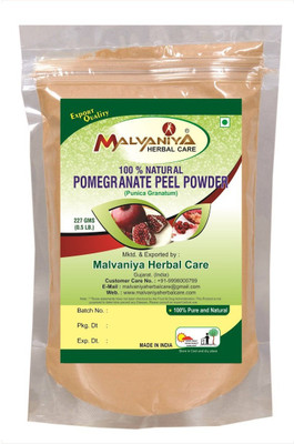 Malvaniya Herbal Care 100% Natural Pomegranate Peel (PUNICA GRANATUM) Powder (227Grams)(227 g)
Malvaniya Herbal Care 100% Natural Pomegranate Peel (PUNICA GRANATUM) Powder (227Grams)(227 g)
