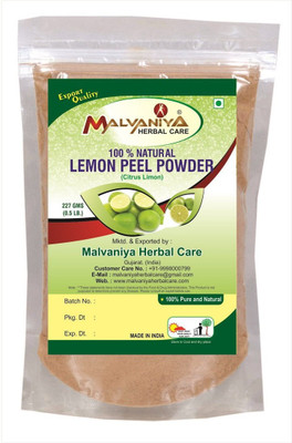 Malvaniya Herbal Care 100% Natural Lemon Peel (CITRUS LIMON) Powder (227Grams)(227 g)
Malvaniya Herbal Care 100% Natural Lemon Peel (CITRUS LIMON) Powder (227Grams)(227 g)