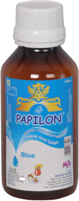 Papilon CONCENTRATED FOOD COLOUR PREPARATION BLUE - 100ML Blue(100 ml)