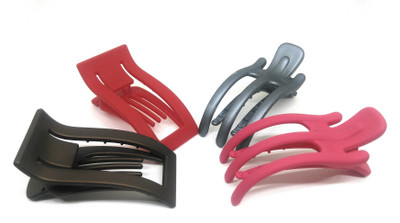 Khubsurat Hair Clutcher / Hair Claw Clip, Set of 4 Pieces, Assorted Color & Designs, Smooth Touch Feel Bun Clip, Hair Claw, Hair Clip(Multicolor)
Khubsurat Hair Clutcher / Hair Claw Clip, Set of 4 Pieces, Assorted Color & Designs, Smooth Touch Feel Bun Clip, Hair Claw, Hair Clip(Multicolor)