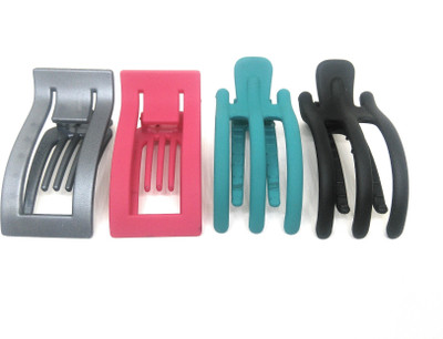 Khubsurat Hair Clutcher / Hair Claw Clip, Set of 4 Pieces, Assorted Color & Designs, Smooth Touch Feel Bun Clip, Hair Claw, Hair Clip(Multicolor)
Khubsurat Hair Clutcher / Hair Claw Clip, Set of 4 Pieces, Assorted Color & Designs, Smooth Touch Feel Bun Clip, Hair Claw, Hair Clip(Multicolor)