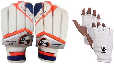 SG Combo of two- one Pair of 'Rsd Xtreme' Batting gloves (Right Handed) and one pair of 'Campus' inner gloves (Men) (Color On Availability)- Cricket Kit
SG Combo of two- one Pair of 'Rsd Xtreme' Batting gloves (Right Handed) and one pair of 'Campus' inner gloves (Men) (Color On Availability)- Cricket Kit