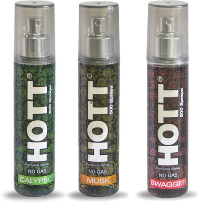 HOTT Set of 3 Swagger, Musk & Calypso Perfume for Men - 60 ML No Gas & Long Lasting Pocket Perfume Perfume - 60 ml(For Men)
HOTT Set of 3 Swagger, Musk & Calypso Perfume for Men - 60 ML No Gas & Long Lasting Pocket Perfume Perfume - 60 ml(For Men)