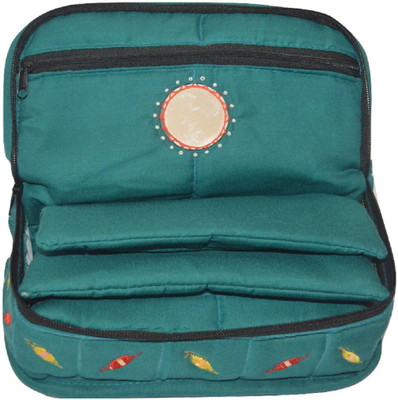 NavRup Handworks Cosmetic Pouch(Green)