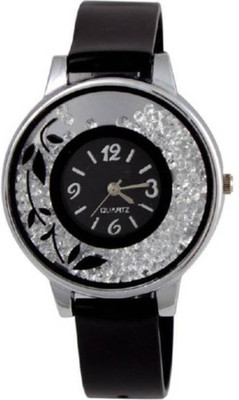 Frolik New Design Movable Diamond Black Color Flower Pattern Watch - For Girls
Frolik New Design Movable Diamond Black Color Flower Pattern Watch - For Girls