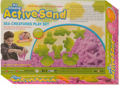 Ekta Active Sand Sea Creatures Play Set Modelling Clay Art and Craft Creativity Non-Toxic Creative Sand Buy online gift Item Kids Playing Game
Ekta Active Sand Sea Creatures Play Set Modelling Clay Art and Craft Creativity Non-Toxic Creative Sand Buy online gift Item Kids Playing Game